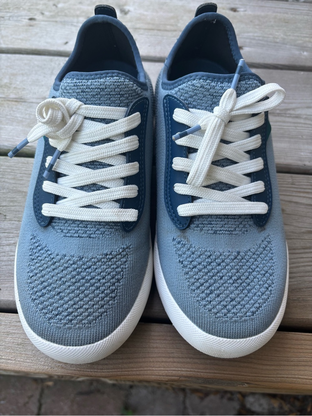 Women's 7 Vessi Vessis Weekend 1.5 Blue Waterproof Sneakers Running Shoes - Picture 10 of 13